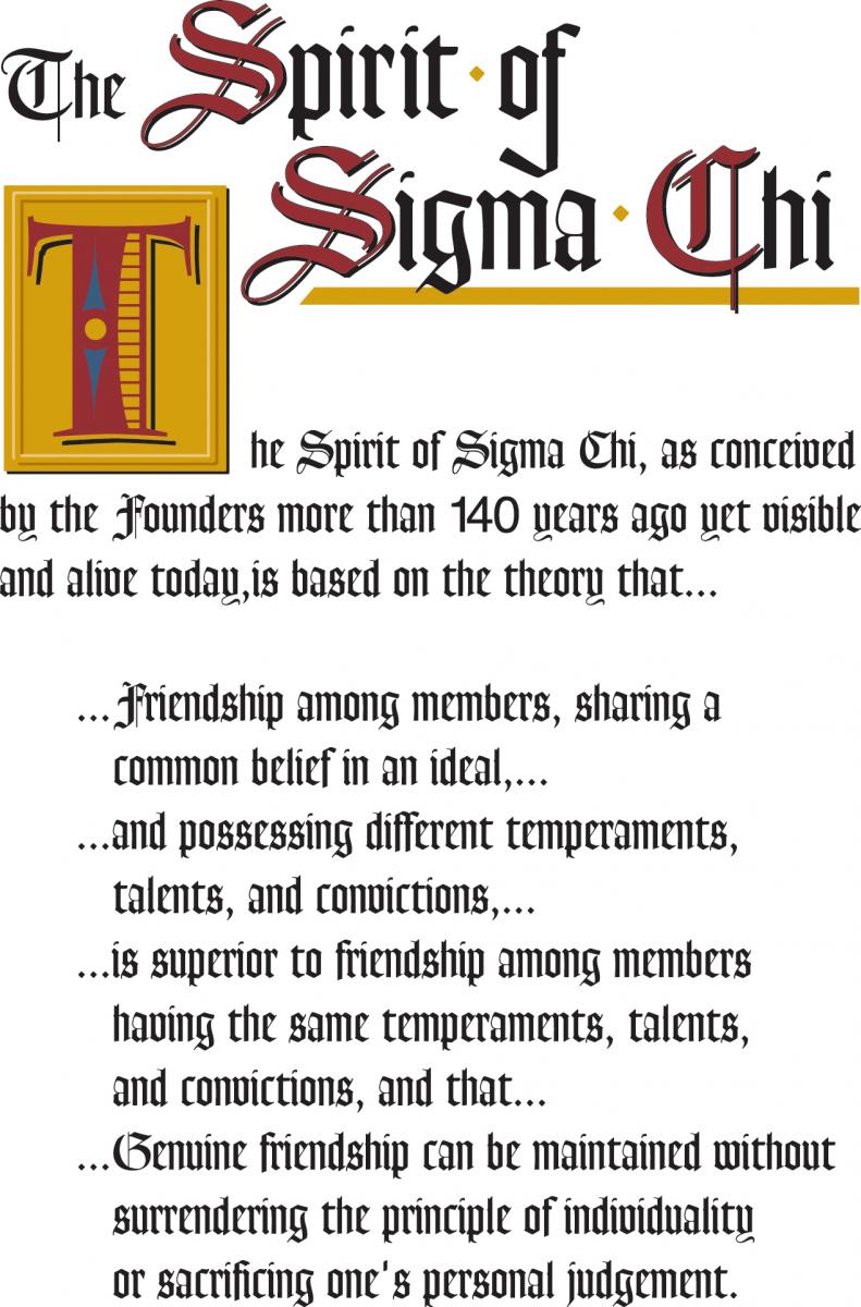 The Spirit of Sigma Chi – Sigma Chi