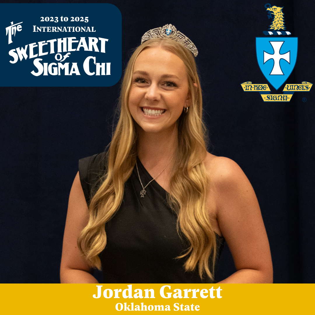 Garrett Elected 2023 to 2025 International Sweetheart Sigma Chi